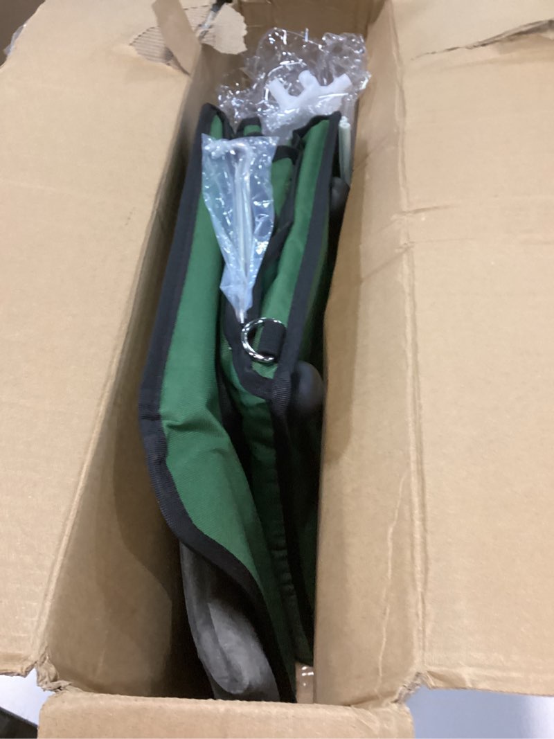 Condition photo showing Good Condition for Heated Cat House for Outside, Waterproof Awning & Escape Door Heated Cat Houses for Indoor/Outdoor Cats in Winter, Elevated & Insulated Outdoor Cat Shelter for Feral Cat(Green, 16.5"x12.6"x13") Green 16.5“x12.6"x13"