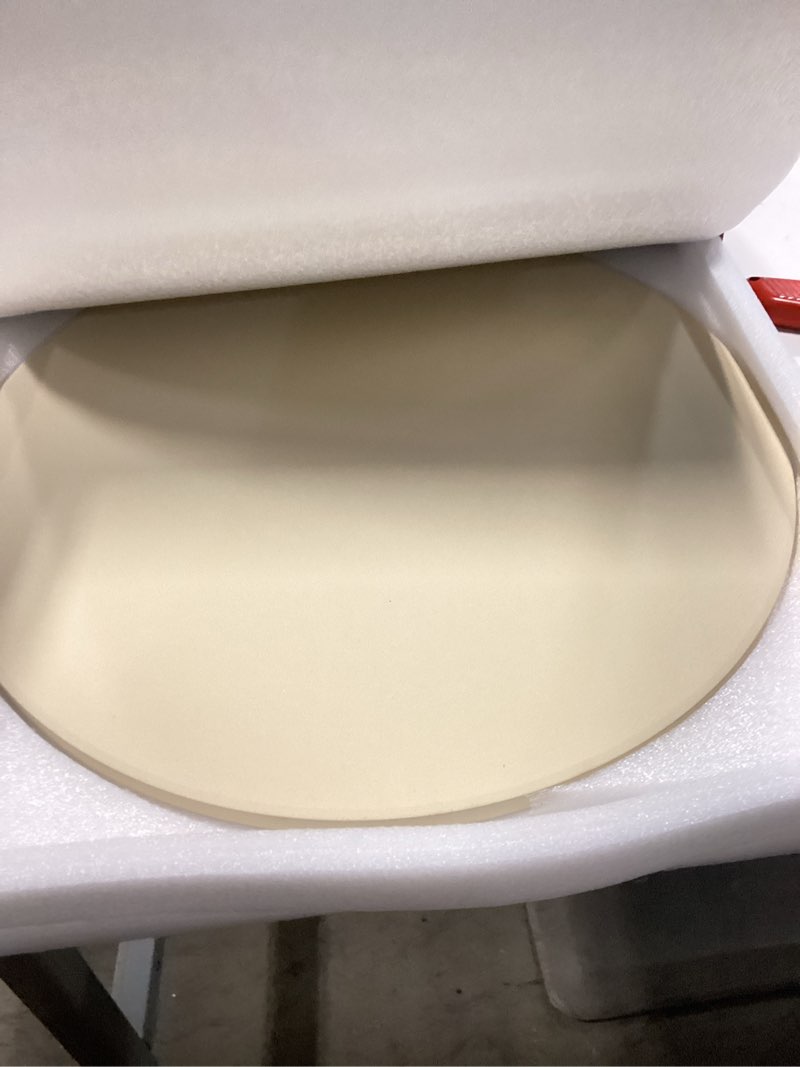 Condition photo showing Good Condition for Old Stone Round Pizza Stone, 16-Inch 16 inch Stone