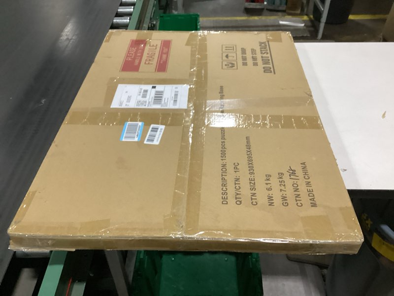 Condition photo showing New/Like New for ALL4JIG 1500 Pieces Rotating Puzzle Board with 6 Drawers and Cover,25"x34"Portable Wooden Jigsaw Puzzle Table for Adults,Lazy Susan Spinning Puzzle Boards Birthday Gift for mom Basic Medium-1500pcs