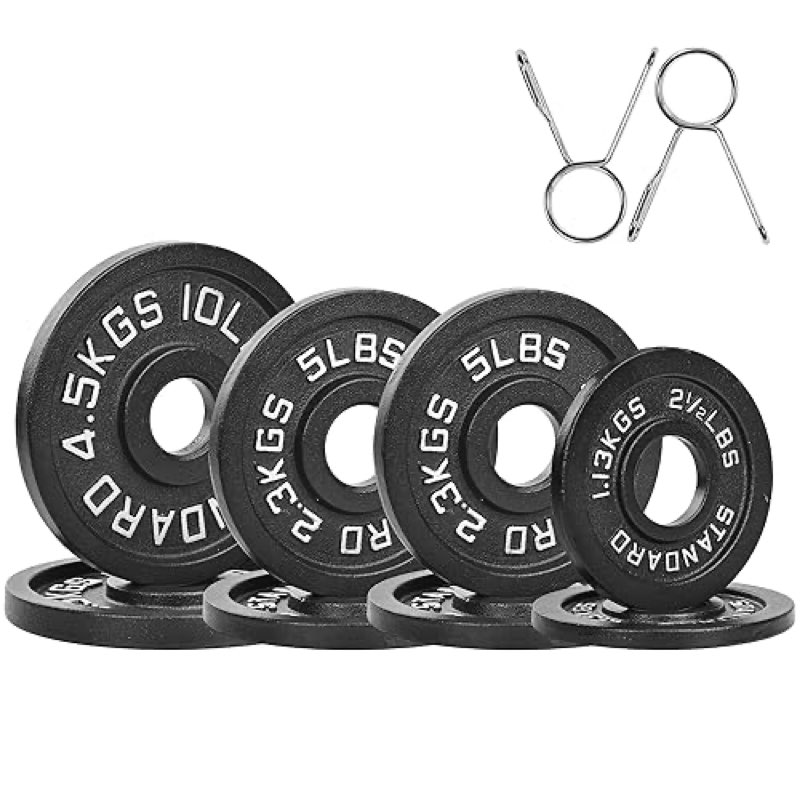Pro-Style SetCast Iron Weight Plate Bundle 6 Plates: