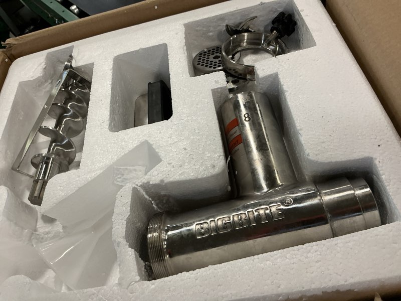 Condition photo showing As Is for LEM Big Bite Meat Grinder #8
