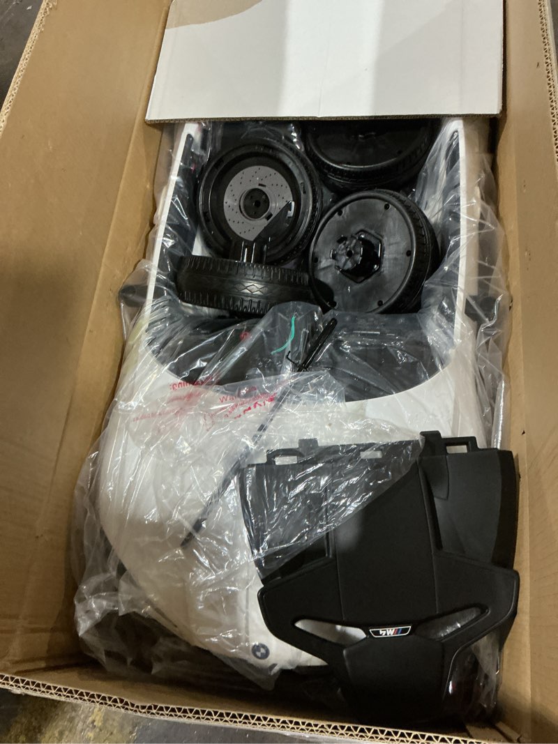 Condition photo showing Good Condition for bmw m4 licensed kids electric car, 12v ride on car qaba color: red size: 20"h x 44"w x 30"d