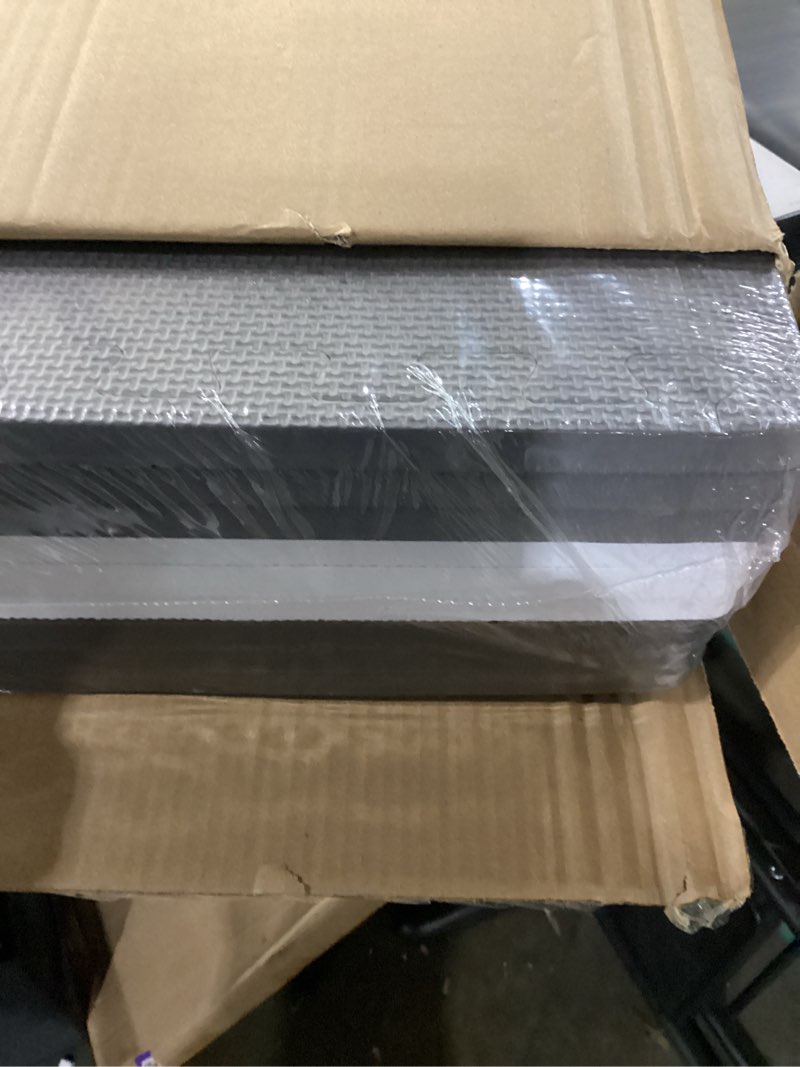 Condition photo showing New/Like New for 36Pcs Baby Play Mat for Floor, Foam Floor Tiles for Kids with Interlocking, Squares Foam Puzzle Carpet for Playroom,Crawling Rug for Babies 6-12 Months,Toddlers,11.8*11.8*0.6In Each,Grey White Black 36 PCS White- Black-gray