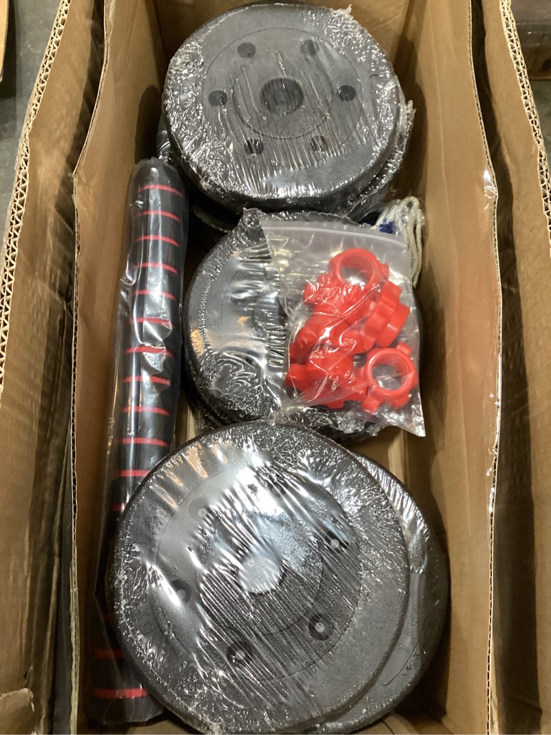 Condition photo showing Good Condition for weight dumbbell set adjustable dumbbells –premium dumbbell barbell combo for fitness – weight set for lifting at home – muscle building comfortable grip design-easy to use-perfect for gym,lifting