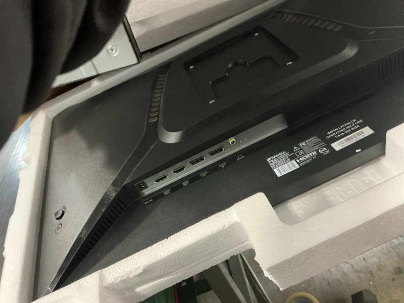 Condition photo showing Good Condition for SANSUI 27 inch 1440p 300Hz 240Hz Gaming Monitor, WQHD Fast IPS 1ms Computer Monitor, FreeSync Premium | Brightness 400Nits | 130% sRGB | 10Bits | HDR | ErgoStand | VESA Mount | 2×DP 1.4 & 2×HDMI 2.1 27 Inch WQHD 300Hz IPS Gaming Monitor
