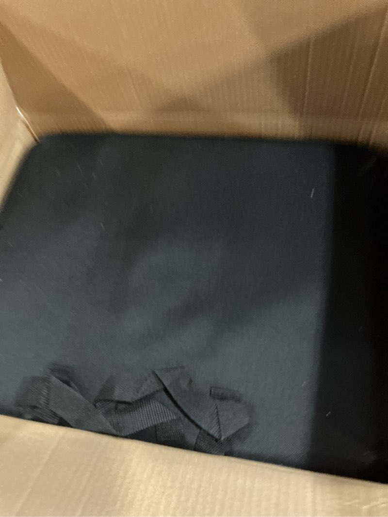 Condition photo showing New/Like New for 18oz dump truck tarp 7 x 18 ft,black pvc coated heavy duty cover with 5" pocket, dump trailer tarp with 6 elastic cords, fits dump truck system,weather & tear resistant 7*18