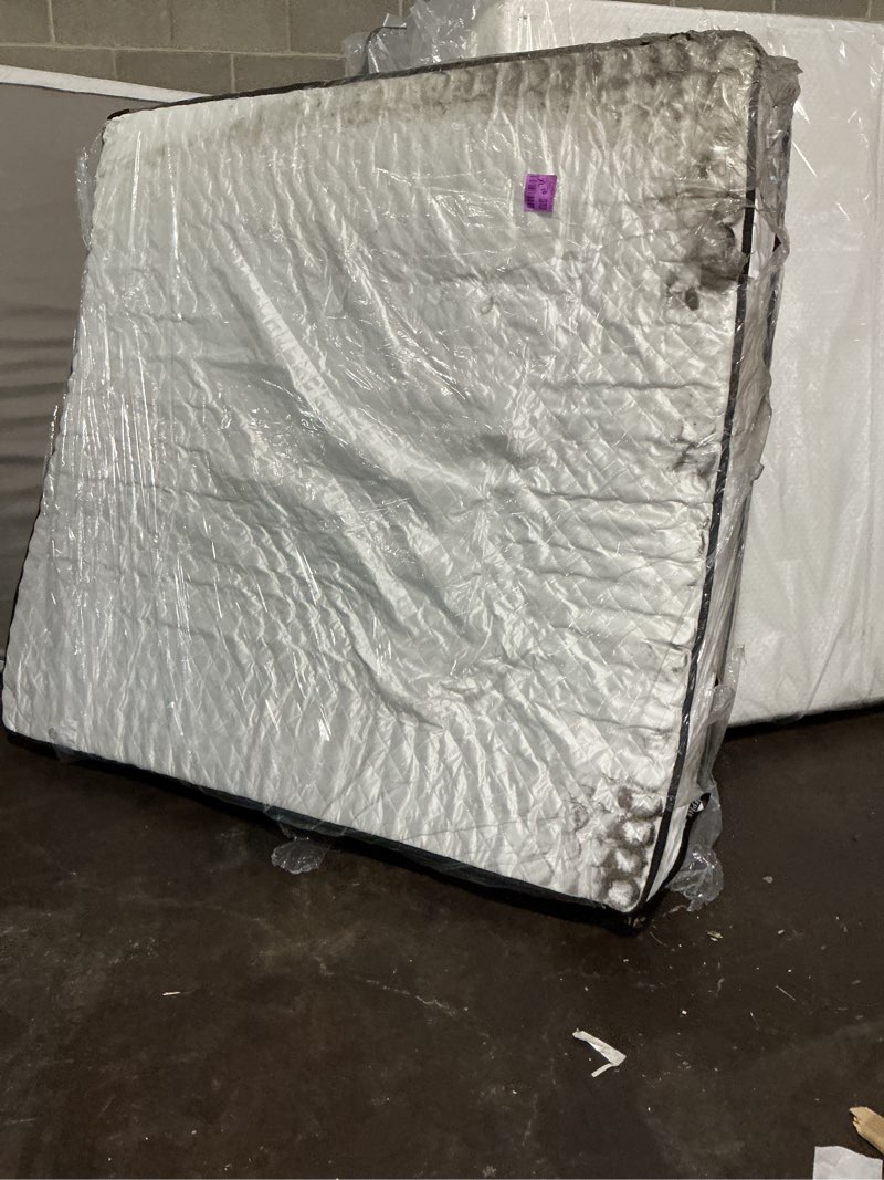 Condition photo showing As Is for king mattress 12 inch, medium firm hybrid mattress king with memory foam & zoned pocket springs for pressure relief, motion isolation | fiberglass-free, certipur-us certified | 80" x 76" 12 inch king