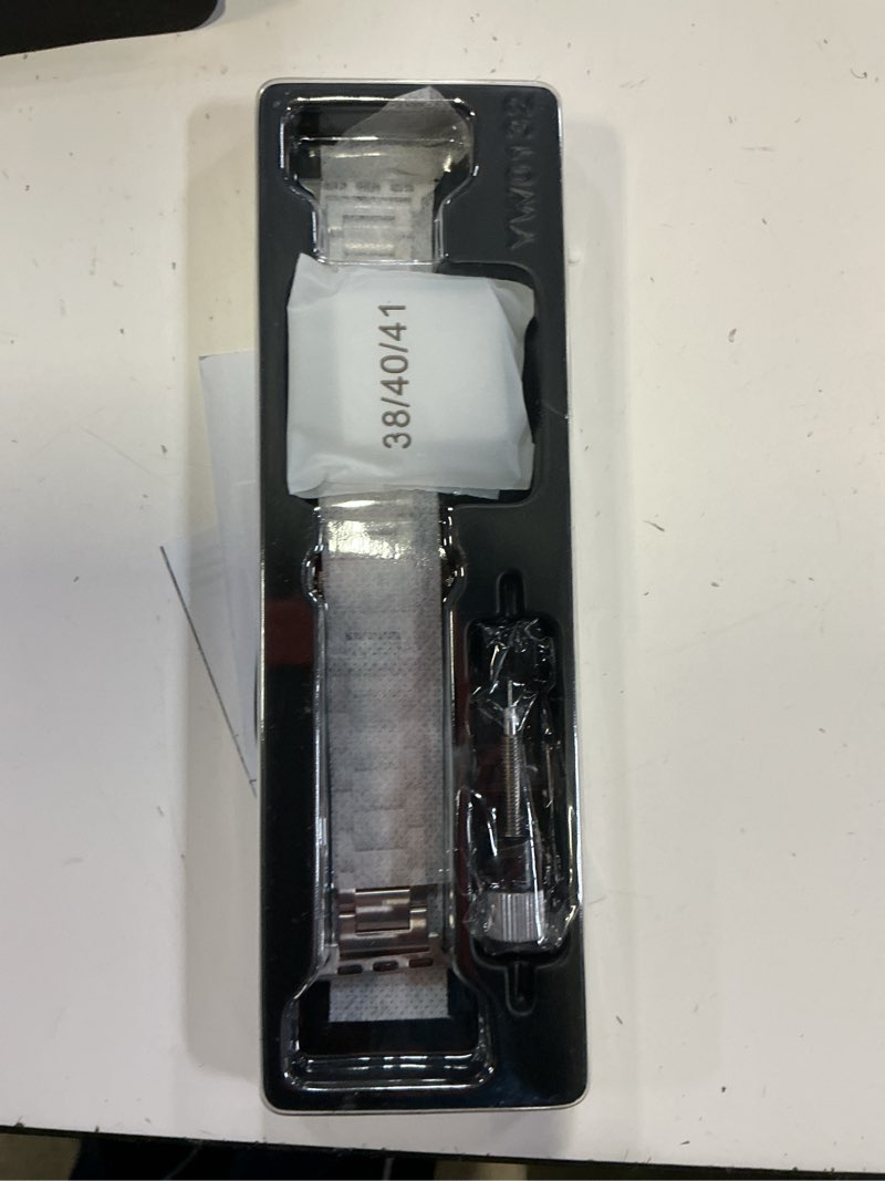Condition photo showing Good Condition for fullmosa metal band compatible with apple watch bands 41mm 40mm 38mm, iwatch band with case for apple watch series 9 8 7 6 5 4 3 2 1 se3/2/1, silver 38mm 40mm 41mm(s9/8/7/6/5/4/3/2/1/se3/2/1) silver