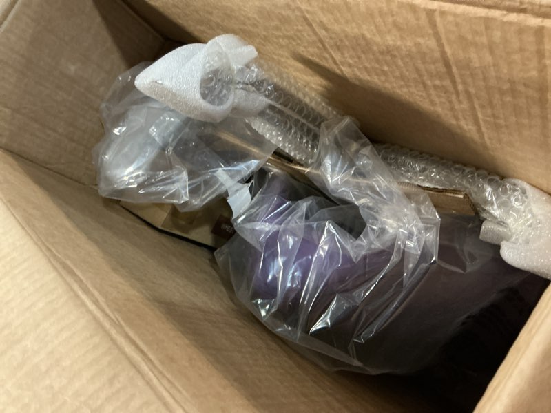 Condition photo showing Good Condition for ergonomic saddle stool adjustable pneumatic swivel rolling saddle seat stool with wheels for medical hygienic spa massage salon home and office 506 haku (english violet) 506-no backrest english violet