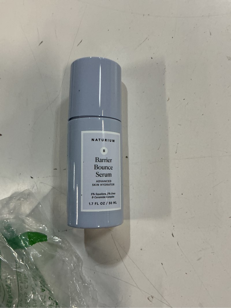 Condition photo showing Good Condition for naturium barrier bounce serum, plumps & hydrates face, neck & chest, hydration booster & skin care with squalene & ceramide complex, 1.7 fl oz