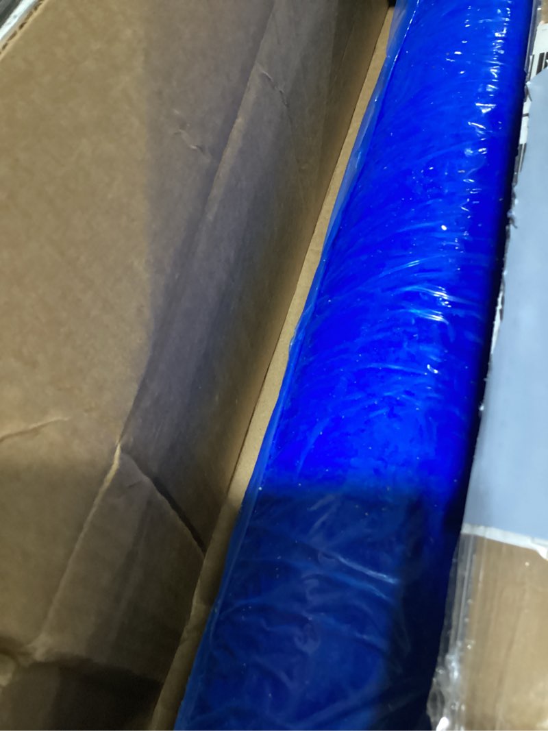 Condition photo showing Good Condition for floor protection film, 24 inch x 200' roll, made in usa, blue self adhesive floor protector for moving and construction, temporary covering for protection of hardwood, tile, other hard surfaces