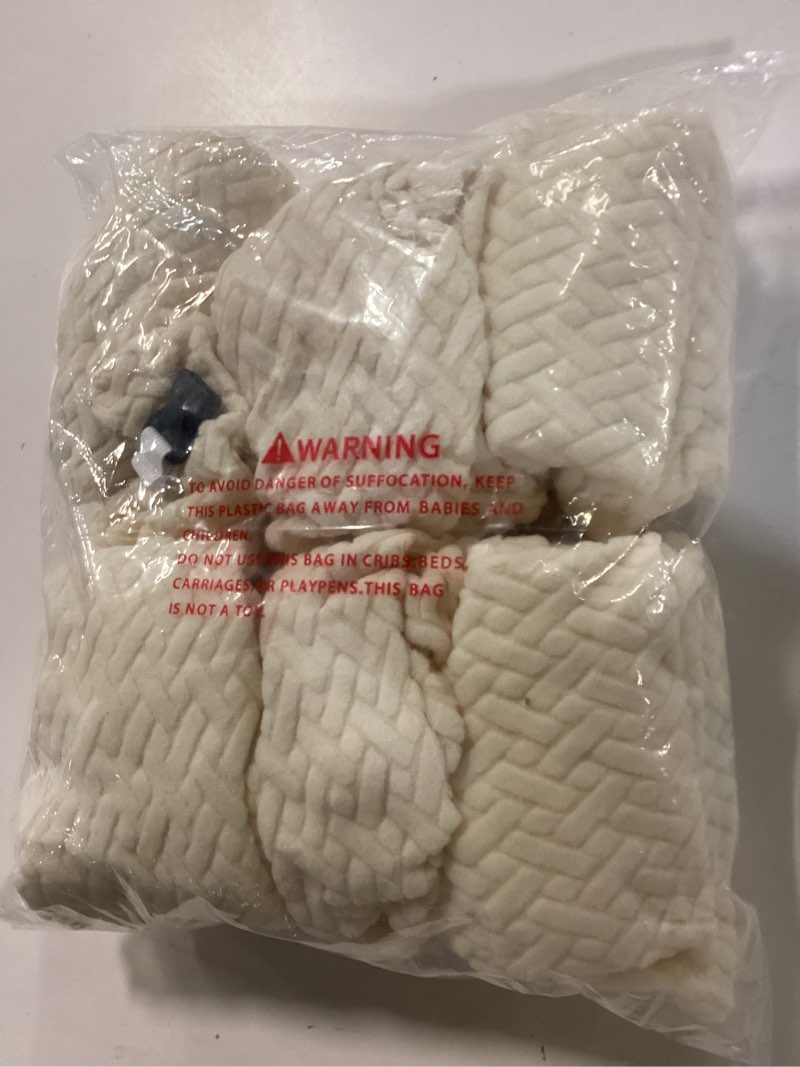 Condition photo showing New/Like New for Genina Seat Covers for Dining Room Chair Seat Slipcovers Kitchen Chair Covers (Beige, 6 Pcs) Beige 6 PCS