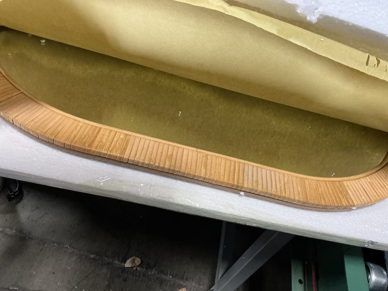 Condition photo showing Good Condition for inoseen 20x30 Oval Rattan Mirror for Wall, Boho Decorative Mirror for Bathroom Vanity, Farmhouse & Natural Home Decor for Bedroom, Living Room Octagonal 20*30 20"L x 30"W