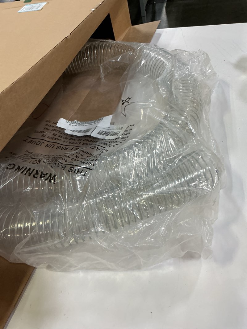 Condition photo showing Good Condition for suction hose 2"id x 5ft reinforced tubing pvc clear wire vinyl tubing,heavy duty spiral steel flexible hose,dust collection boat marine pump, drain 2"id 5 feet