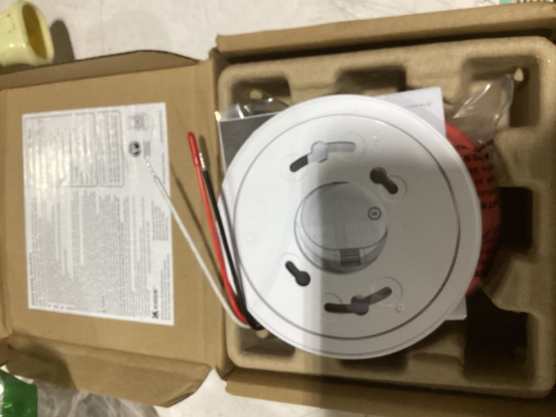 Condition photo showing Good Condition for kidde smoke and carbon monoxide detector, hardwired with 10-year battery backup, voice alerts, led status lights, interconnected, 85 db alarm, 5 inches, 30cua10-v, 1 pack