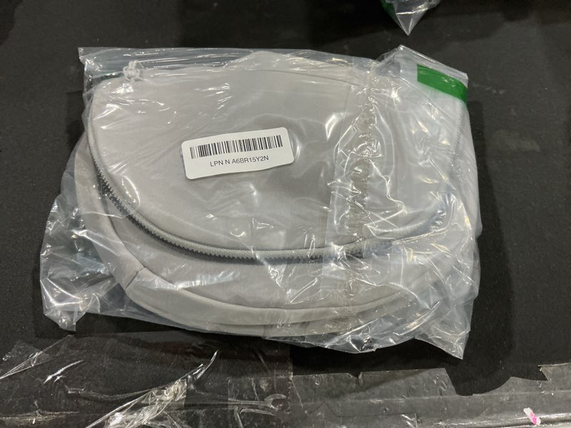 Condition photo showing Good Condition for Fashion Crescent Moon Bag For Women & Men - Medium Nylon Shoulder Bag With Adjustable Strap, Lightweight & Foldable Design A-grey