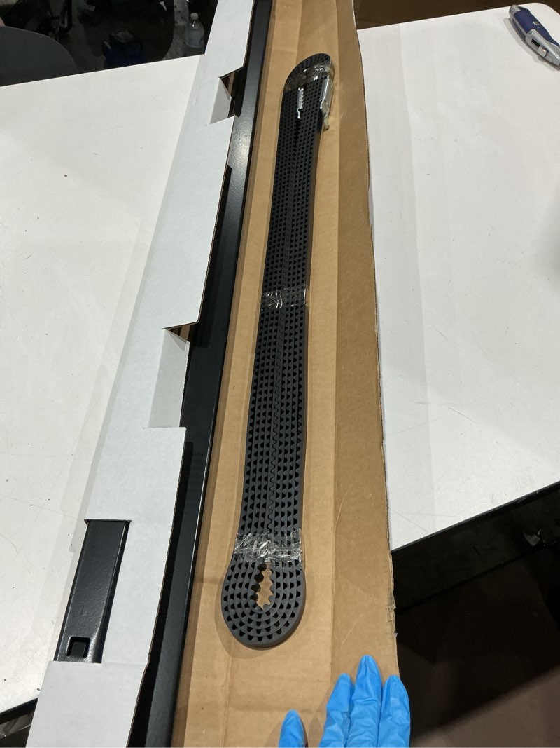 Condition photo showing Good Condition for chamberlain group 8810cb-p chamberlain 8810cb 10-foot, compatible whisper drive plus models, includes replacement belt garage door opener rail extension kit black