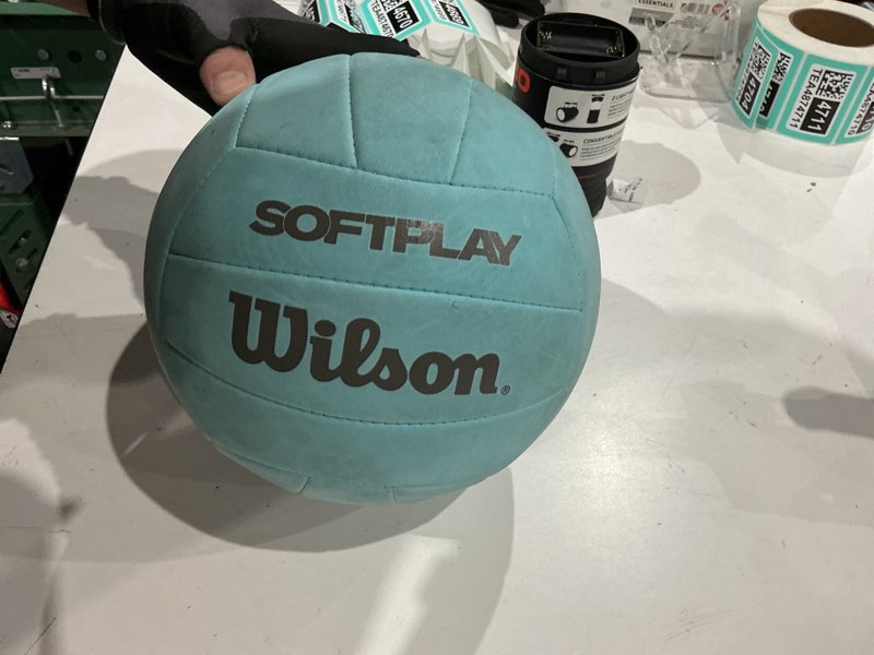 Condition photo showing As Is for wilson soft play volleyballs - official size