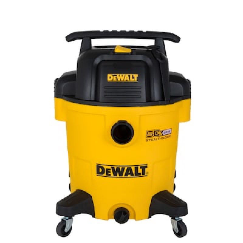 dewalt stealthsonic quiet 12-gallon 5.5 hp corded wet/dry shop vacuum
