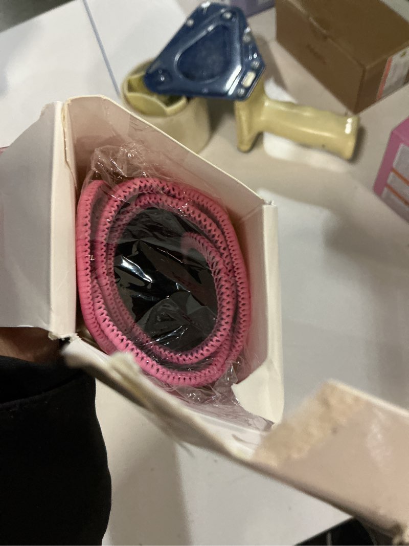 Condition photo showing New/Like New for Scalloped Desk Mat Large Scalloped Piping Cute Desk Mat Aesthetic Preppy Table Pad Large Nonslip Pad with Edge Stitching Waterproof Gaming(Pink,23.62 x 13.78 Inches) Pink 23.6L x 13.8W inches