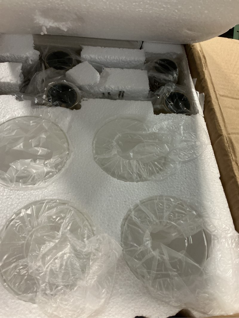 Condition photo showing Good Condition for Bathroom Vanity Light Over Mirror,Bathroom Light Fixture Wall Sconce Lighting for Bedroom,Living Room (Gold, 4-Light) Gold 4-Light