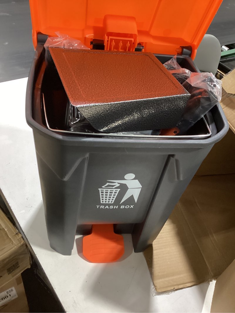 Condition photo showing Good Condition for pooper scooper 6 pack set -incl 15l trash can outside, 20 waste bags, 38" long handle dog pooper scooper rake tray spade set for large dog,odorlock step can for no touch dog poop for grass/gravel