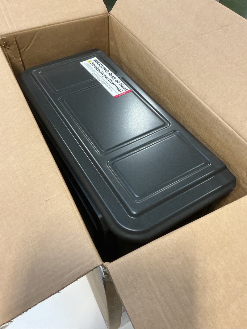 Condition photo showing Good Condition for Style Selections 19.5-in W 5200-BTU Black Metal Infrared Quartz Electric Stove 