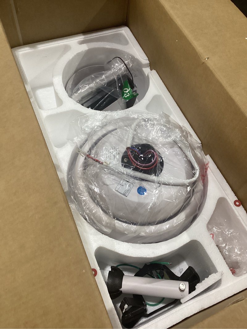 Condition photo showing Good Condition for yuhao 52 inch white ceiling fan with light and remote control.noiseless,dimmable,3cct,6 speeds reversible, dc ceiling fans for indoor or covered outdoor use.etl listed white 52 inch