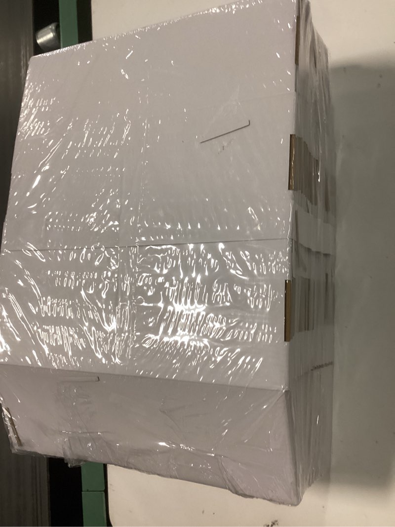 Condition photo showing New/Like New for white shipping boxes 12x9x4" 20 pack- corrugated cardboard mailing box for small business, tab locking literature mailer packaging supplies for packing gifts craft 12x9x4-20 pack white