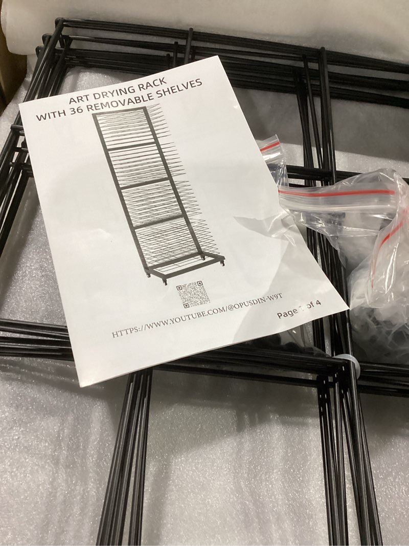 36 Tier Art Drying Rack with Shelves