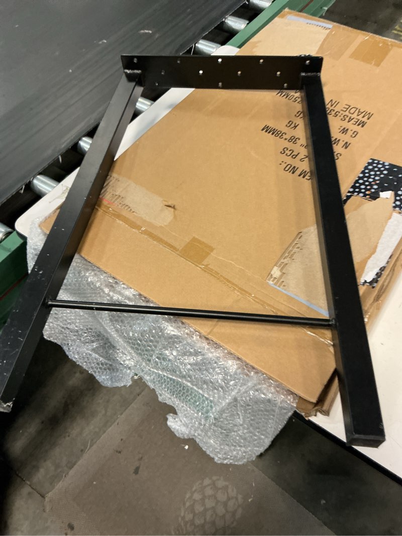 Condition photo showing As Is for tengchang 2 pcs 28'' industry trapezoid dinning table legs metal steel desk legs diy furniture