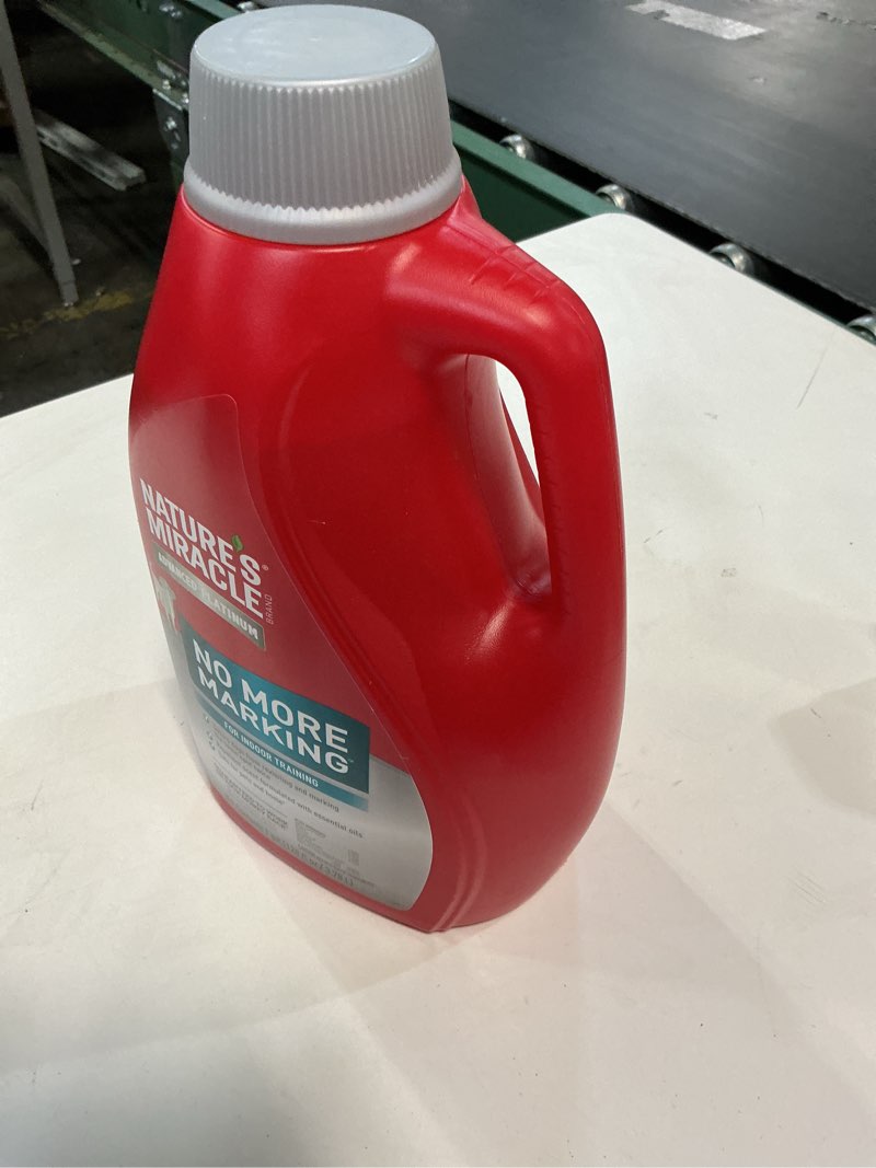 Condition photo showing Good Condition for Nature’s Miracle Advanced Platinum No More Marking, 128 Ounces, Helps Discourage Repetitive Pet Marking 1 Count (Pack of 1)