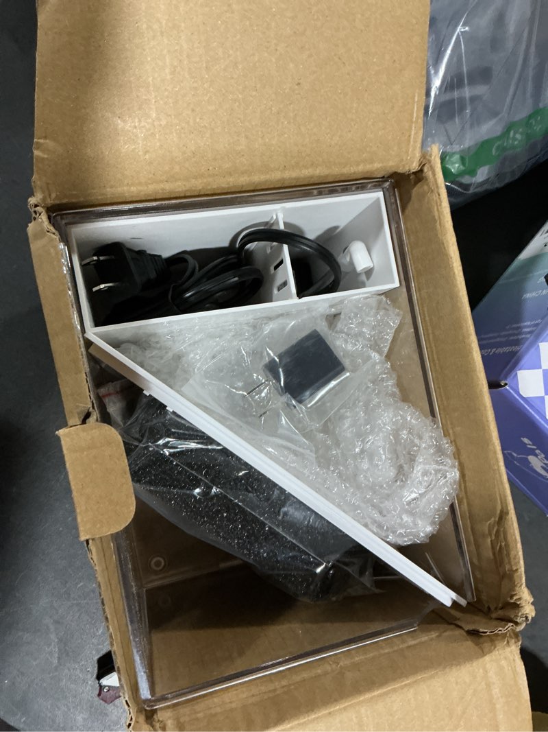 Condition photo showing New/Like New for 2.9L (0.78 Gal) Betta Fish Aquarium, Acrylic Small Fish Tank Kit with Water Filter Pump & LED Light, Ideal for Small Fish, Plants and Shrimp, White 0.78 Gal(2.9L) White