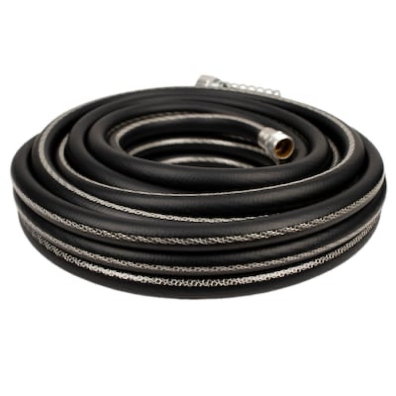 neverkink teknor apex 5/8-in x 75-ft contractor -duty kink free vinyl black coiled hose