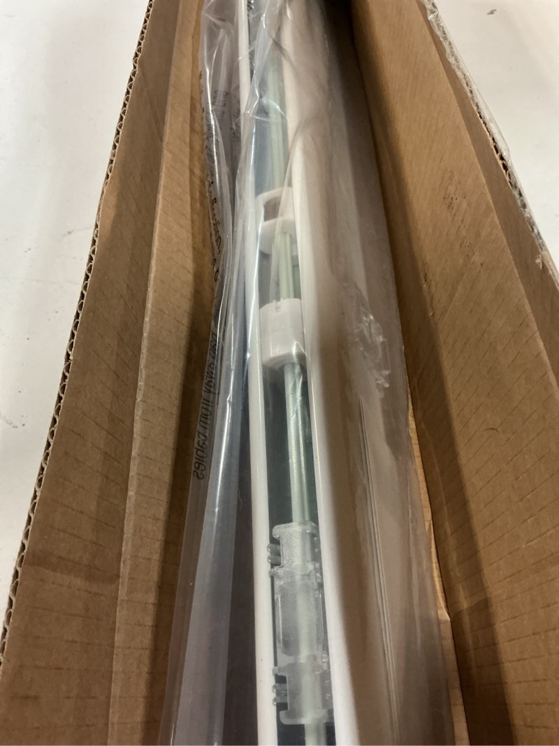 Condition photo showing Good Condition for lazblinds no tools no drill cordless cellular shades, top down bottom up (tdbu) honeycomb shades for home, blackout light blocking thermal insulation blinds for windows, 28" w x 48" h, white blackout - white 28" w x 48" h