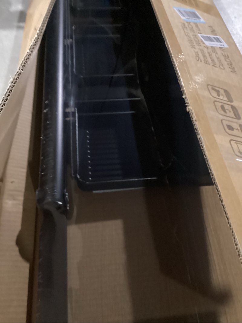Condition photo showing New/Like New for woa woa step ladder for home, foldable step stool for kitchen with non-slip pedals, sturdy ladders supports up to 330 lbs, compact and portable - 4 step with handle/black black 4 step with handrail