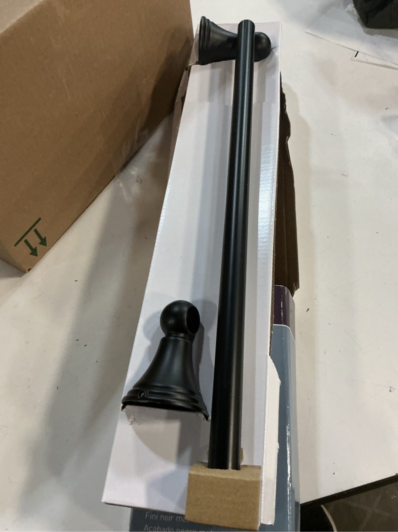 Condition photo showing As Is for Moen DN8418BL Preston 18 Inch Towel Bar