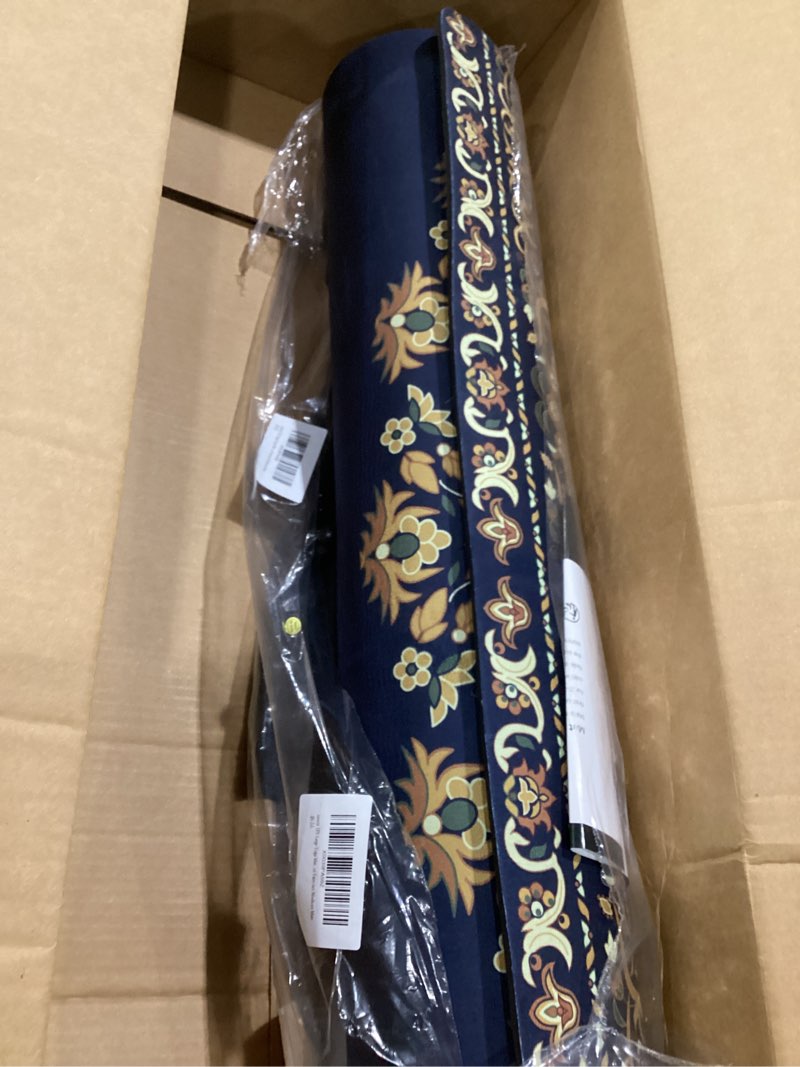 Condition photo showing Good Condition for nuveti tpe large yoga mat non-slip exercise fitness mat with carry bag extra wide yoga mats for women 72"x32" extra thick 6mm for home, pilates and floor exercises workout mats weizui