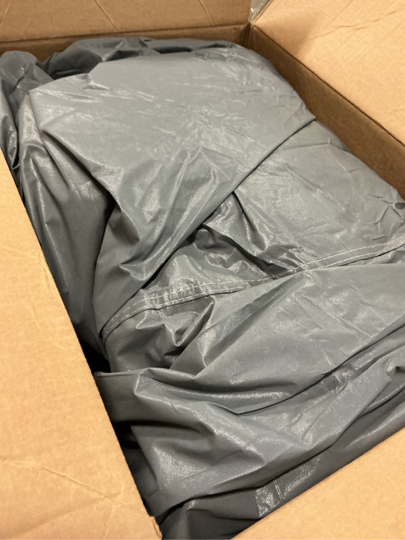 Condition photo showing As Is for Hyundai Santa Cruz Truck Cover Custom Fit 2021-2025 Crew Cab Short Bed(4.3') with Door Zipper, 10 Layers Outdoor Heavy Pickup Truck Cover Waterproof All Weather, Wind Dust Sun Protector. Santa Cruz 2021-2025 Crew Cab SB+Towel+Bag