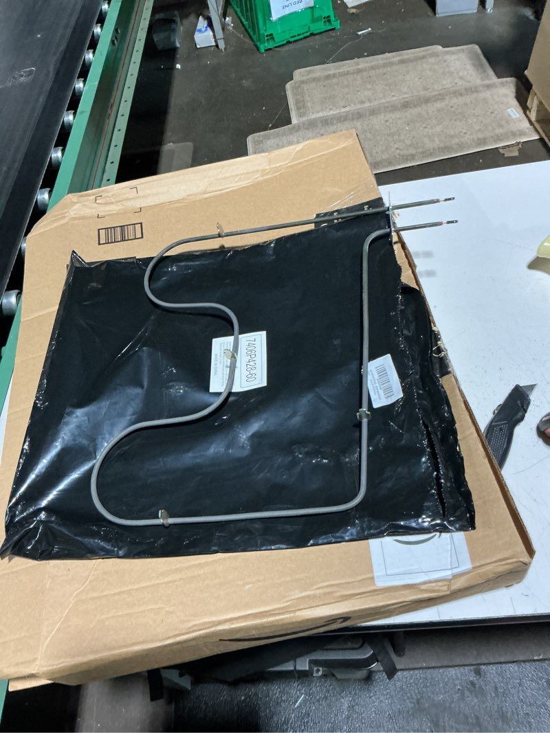 Condition photo showing As Is for ami parts w10310271 oven heating element 7406p428-60 lower bake element replacement fit for may-tag ken-more whirl-pool electric range oven replaces w10310271 74004107 wp7406p428-60vp