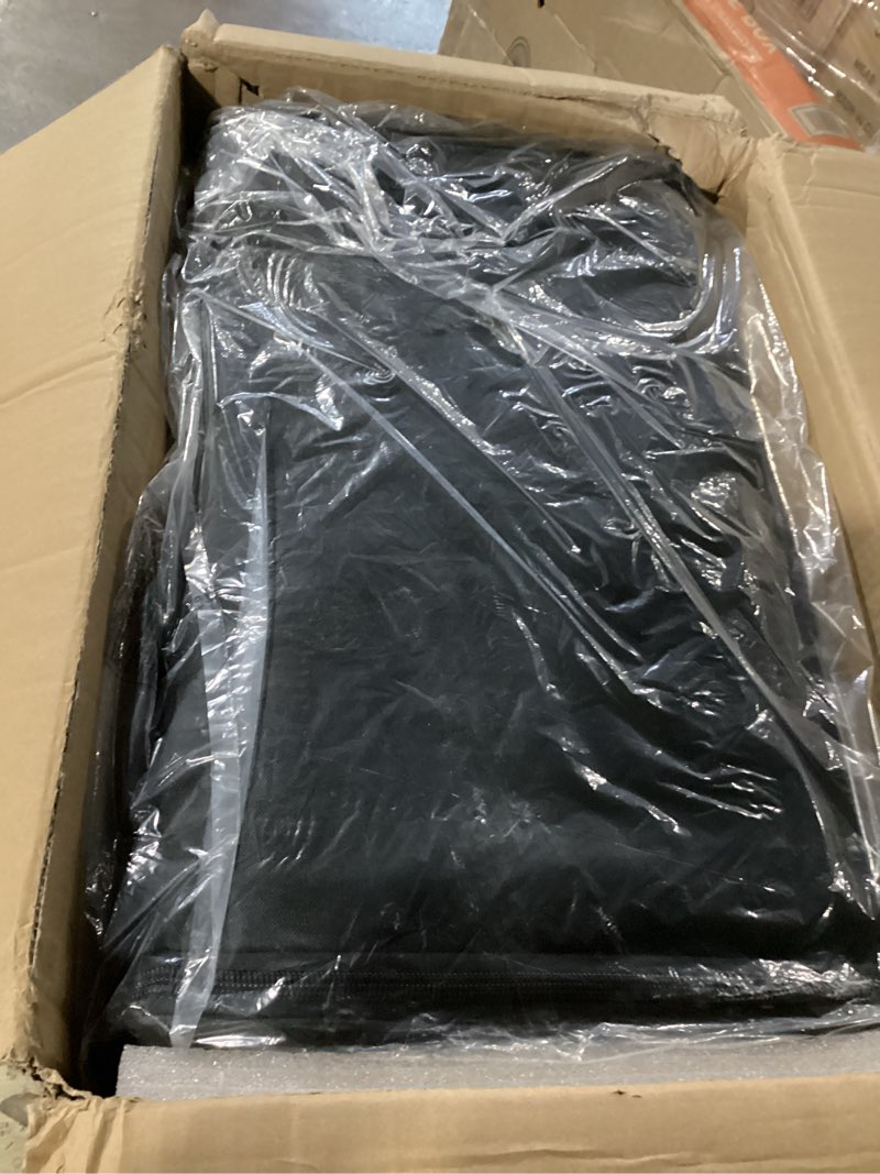 Condition photo showing As Is for oaktiv queen air mattress with frame, self inflating/deflating bed for adults - peakrest blow up bed, camping cot with mattress for adults - portable queen with travel rolling case on wheels queen with black bag