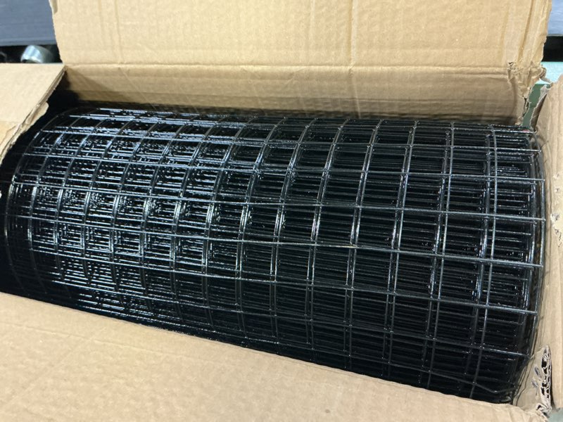 Condition photo showing Good Condition for 36'' x 50' 1inch hardware cloth 16 gauge black vinyl coated welded fence mesh for home and garden fence and home improvement project (36'' x 50') 36inch×50ft