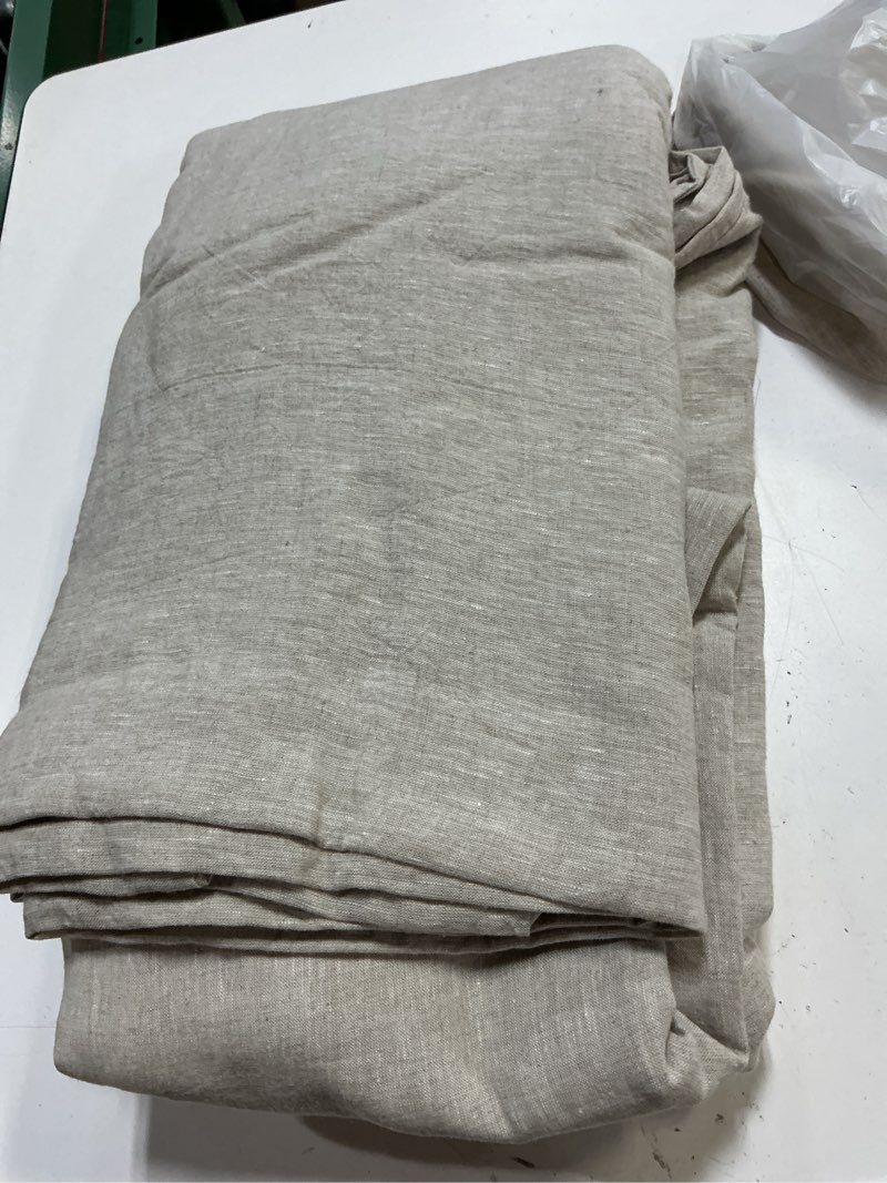 Condition photo showing Good Condition for quince european linen duvet covet calking/king sand