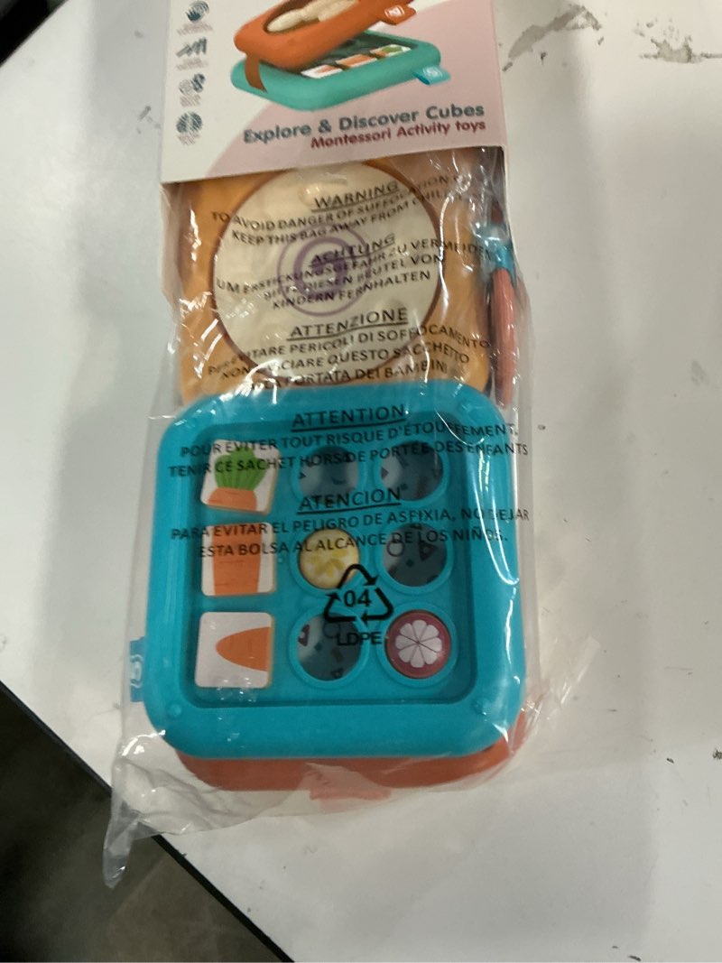 Condition photo showing New/Like New for Busy Board for 1 Year Old, Montessori Toys for 1 Year Old, 8-in-1 Develop Fine Motor Skills Travel Toys, Busy Board Birthday Gift for Boy Girl Toddler