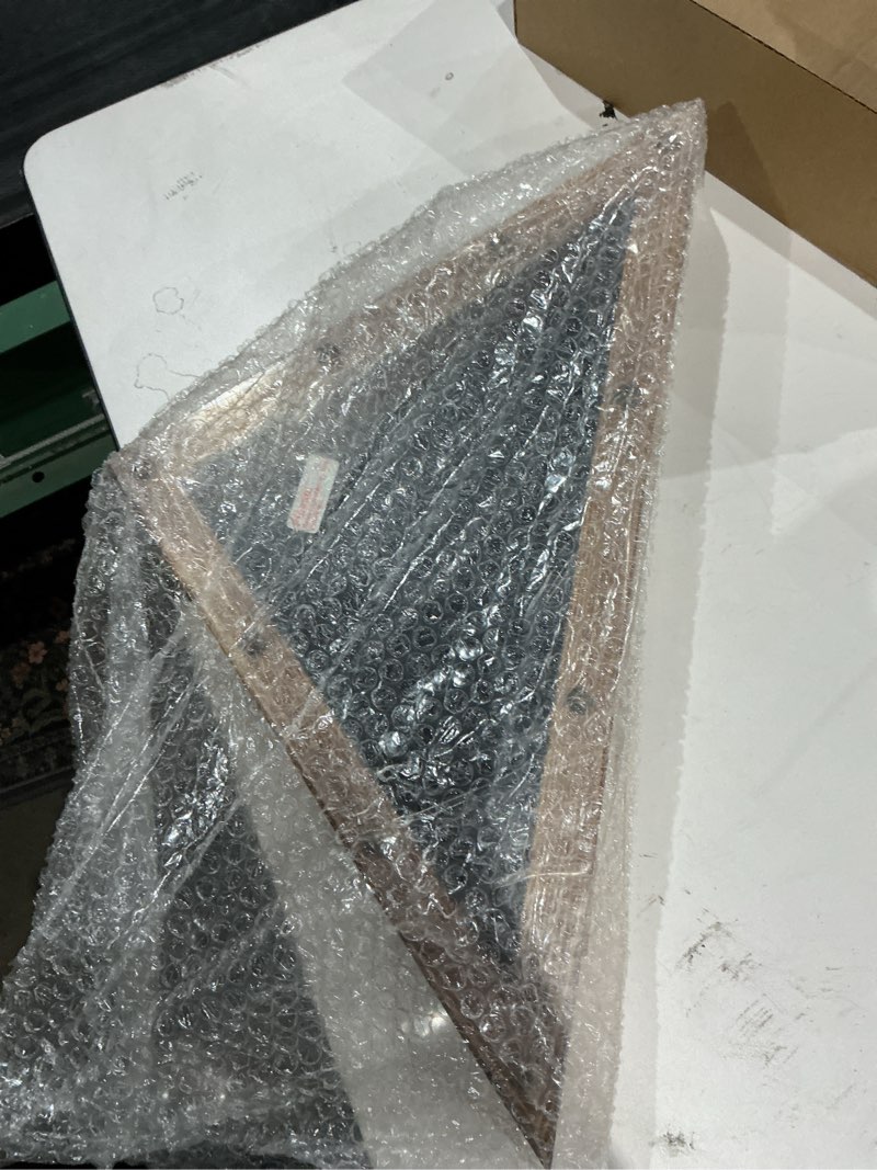 Condition photo showing New/Like New for j jackcube design rustic wood military flag display case for american veterans flag frame triangle shadow box (fits 3' x 5' folded flag)- mk900b