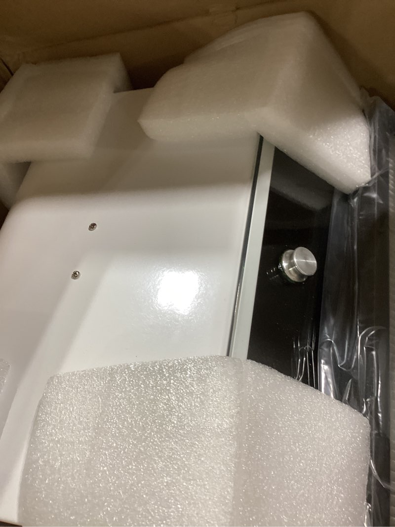 Condition photo showing Good Condition for Dental Lab Tempered Glass Baffle High Strength LED Vacuum Dust Collector Vacuum Extractor Box with 2 Filters