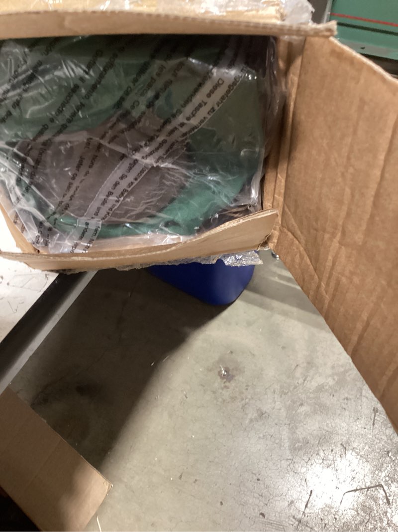 Condition photo showing New/Like New for patiokingdom 11ft patio umbrella,outdoor umbrella with push button tilt and crank,market table umbrella with 8 sturdy fiberglass ribs uv protection peacock blue 11ft