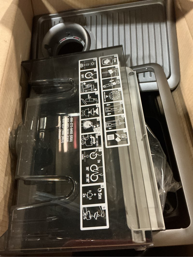 Condition photo showing As Is for Philips 2200 Series Fully Automatic Espresso Machine, Classic Milk Frother, 2 Coffee Varieties, Intuitive Touch Display, 100% Ceramic Grinder, AquaClean Filter, Aroma Seal, Black (EP2220/14) 2200 Series Classic Milk Frother