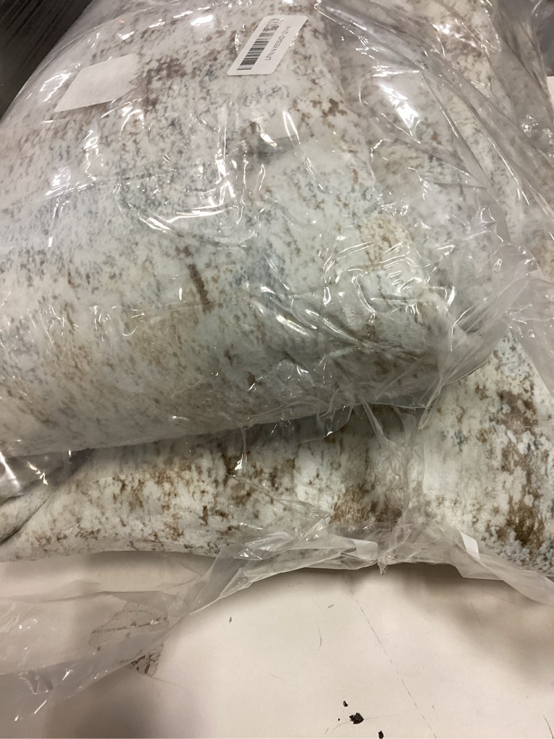 Condition photo showing Good Condition for Area Rugs 8x10 Living Room: Washable Rug Modern Abstract Large Rugs Soft Non Slip Neutral Rug Stain Resistant Indoor Carpet for Bedroom Kitchen Dining Room Home Office Rugs(Blue Brown,8'x10') Blue Brown 8' x 10' (Rectangular)