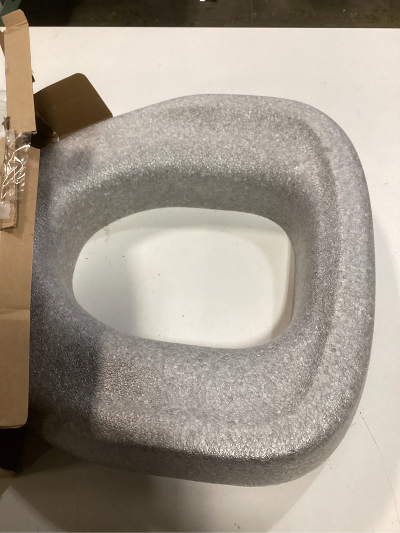 Condition photo showing Good Condition for ThermoQuill Raised Toilet Seat Cushion - 3” Firm Cushioned Toilet Seat for Seniors and Post Surgery Recovery, Soft, Warm Toilet Riser Seat-Gray